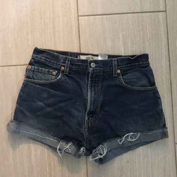 Levi's Pants - Levis dark blue 517s shorts